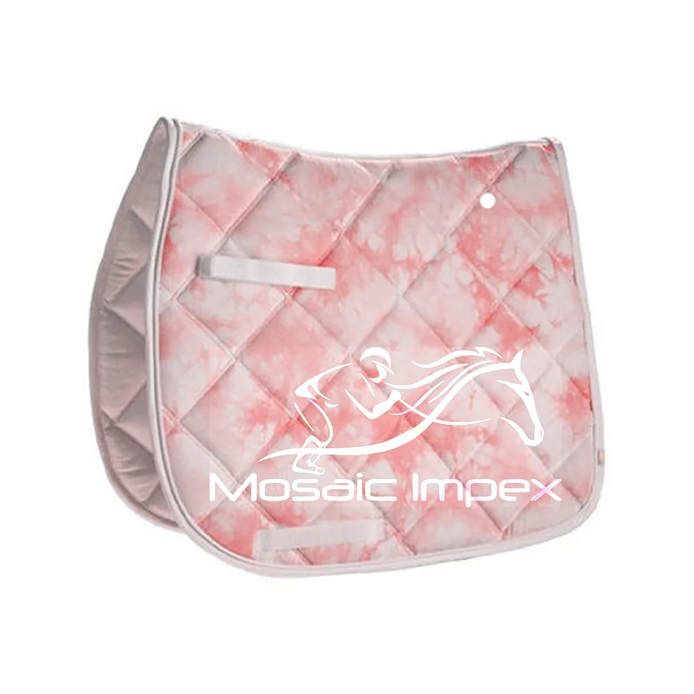 All Colors Custom Printed Quilted English Saddle Pad,Quilted Dressage