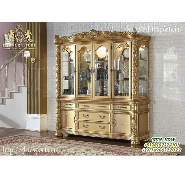 french provincial curio cabinet