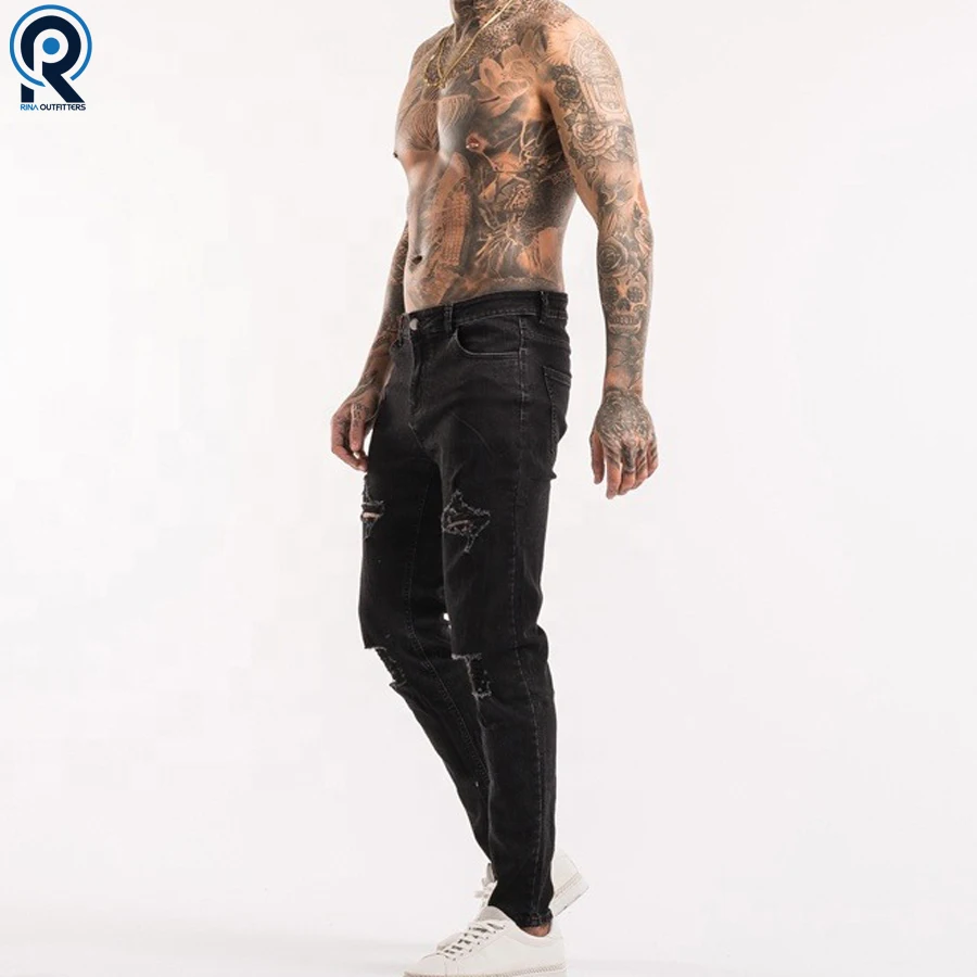 Jeans personnalisés pour hommes Pantalons confortables pour hommes Jean droit en denim de haute qualité pour hommes_voghion.com