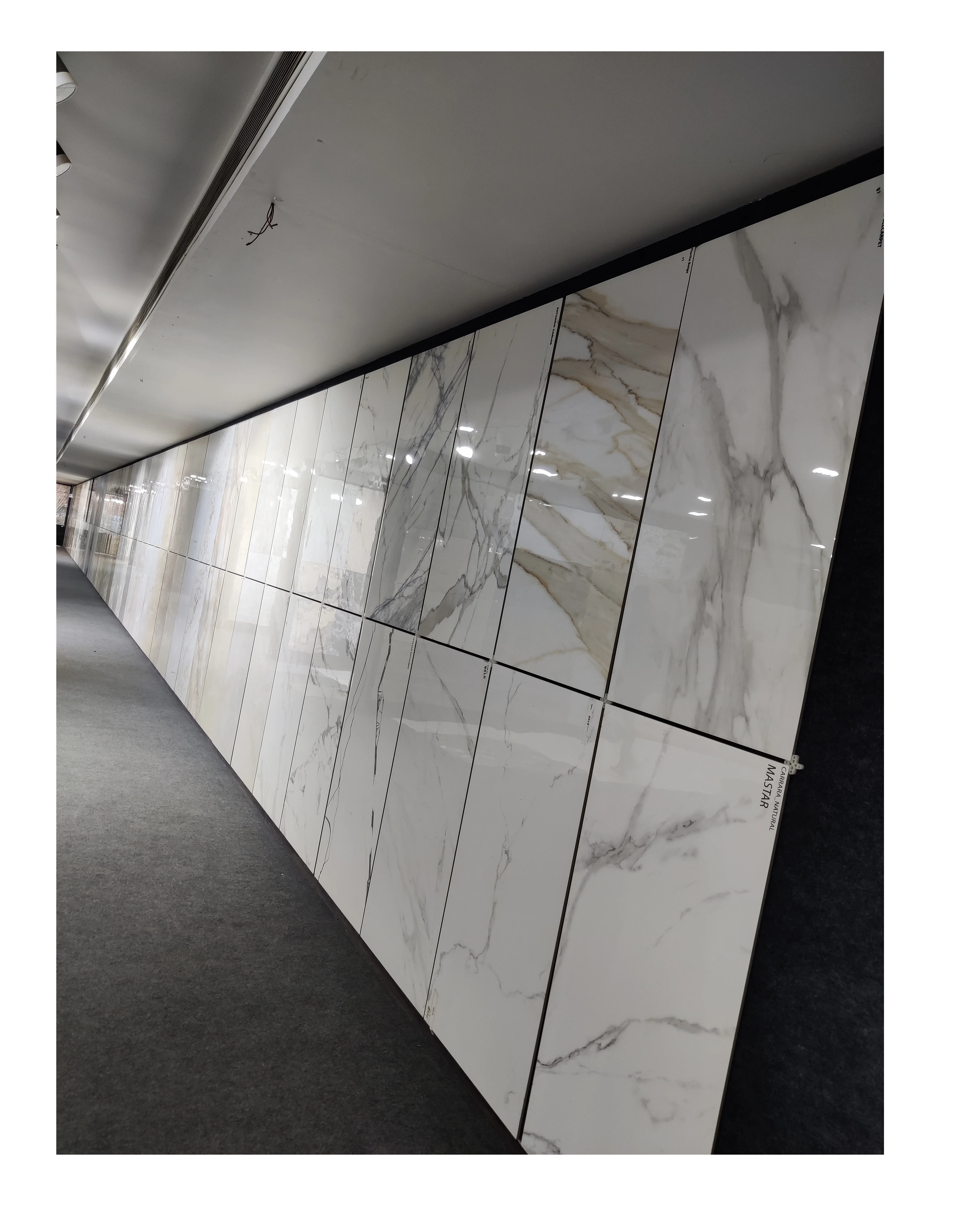 Carrara and Calacatta Polished Porcelain Tile Factory for Importers/Wholesalers