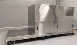 Шкаф для хранения столовой посуды из нержавеющей стали