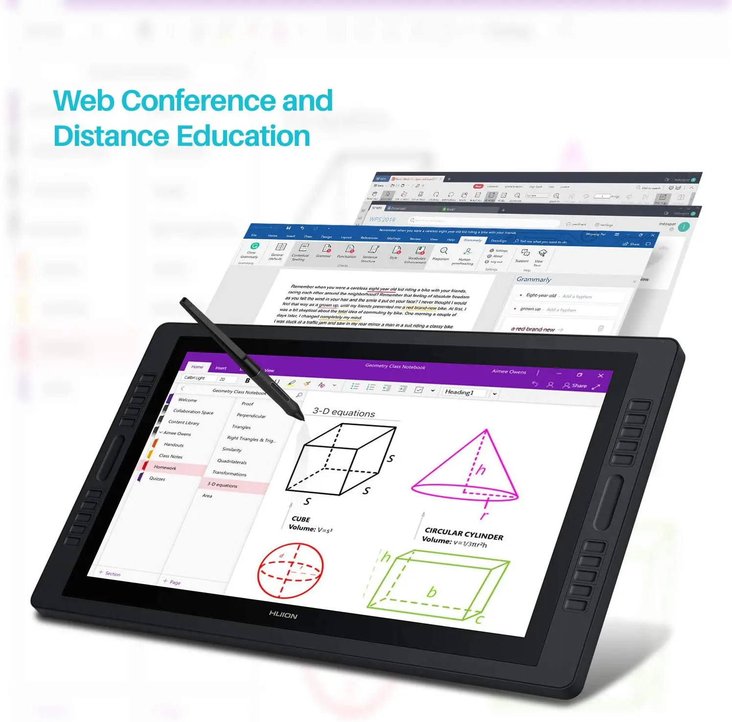 Huion Kamvas Pro 24 Professional Pen Tablet Art Animation Electronic