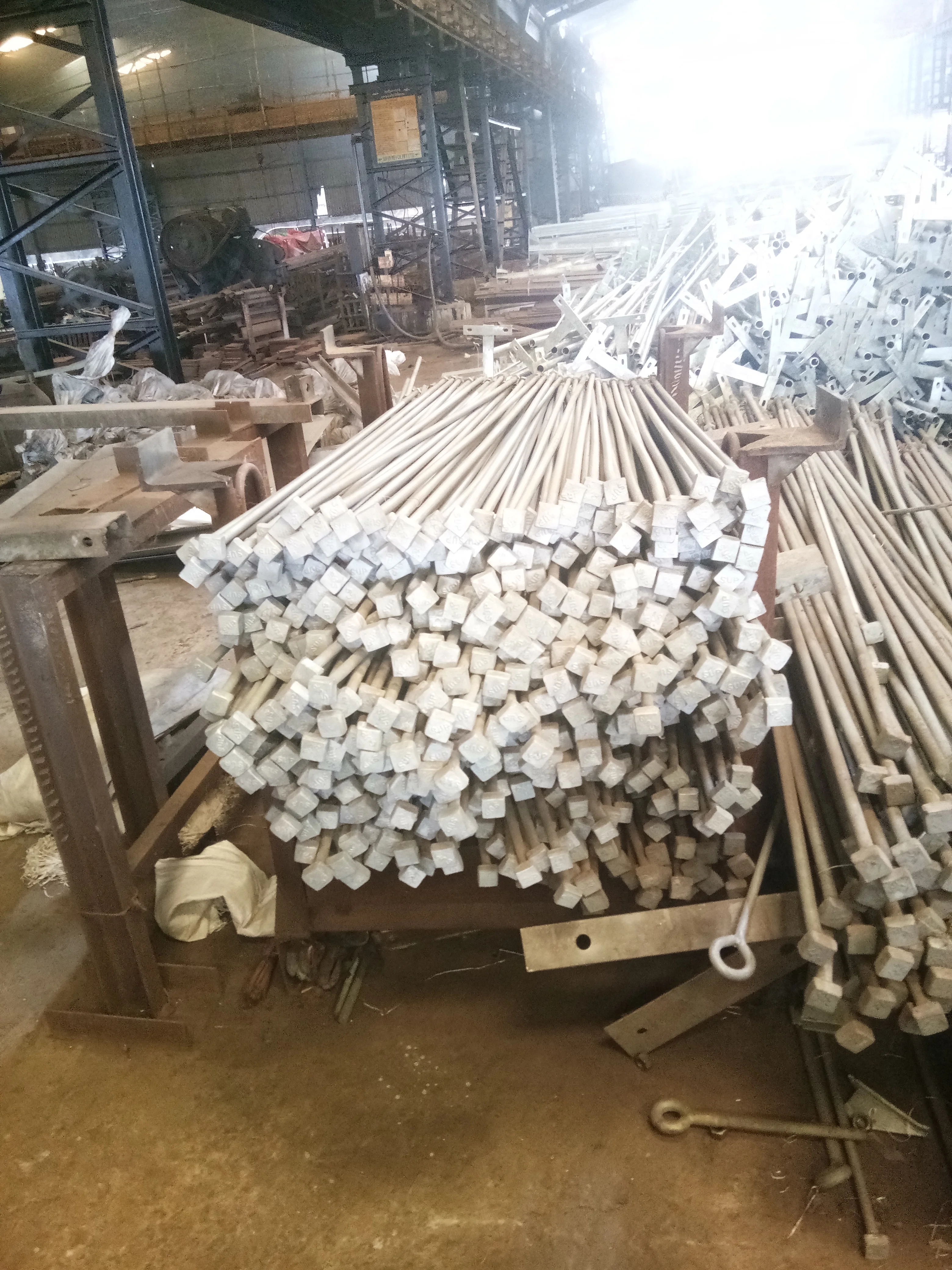 Electrical Stay Rod Complete Set /pole Line Hardware/hot Dip Galvanized Steel Electric Power Line Fittings Bow Type Stay Rod