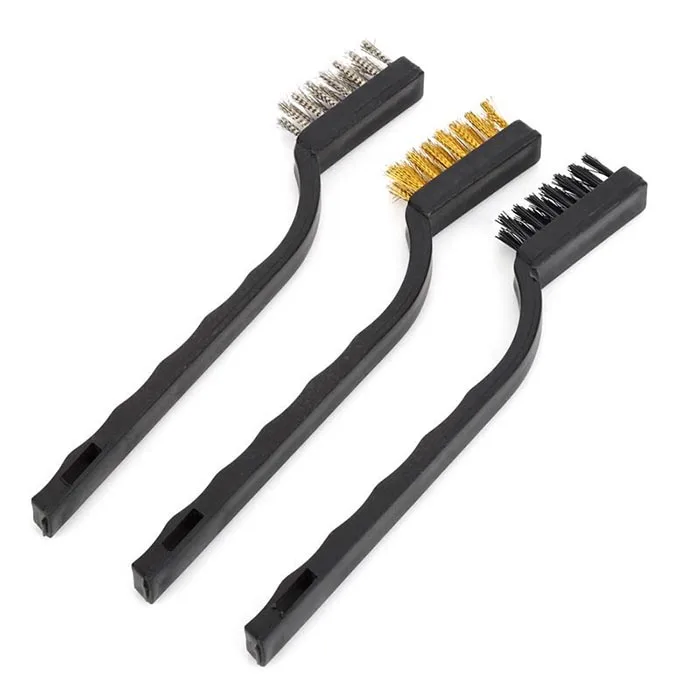 Good Quality Tooth Shape Handy Cleaning Rust Brushes Stainless Steel Wire Brush