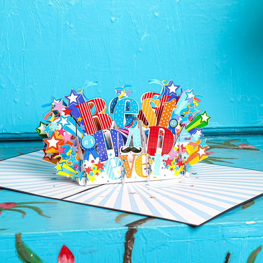 best dad card get well love pop up cards paper art work high