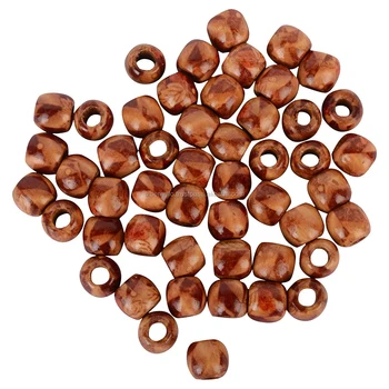 Round Natural Wooded Beads Wood Finished Brown Bead Big Size Wooden Beads