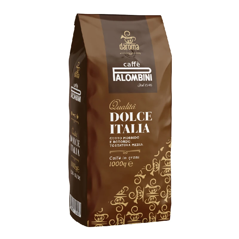 Best Class – Italian Coffee – Palombini Dolce Italia 1KG Coffee Beans – Roasted Coffee – Balanced Body for sell