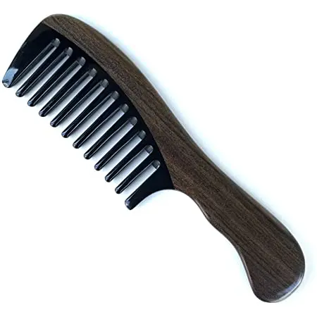 Customized High Quality Customized Handcrafted Natural  Horn Comb for Styling Hair  Made From Real Buffalo Horn From India,.