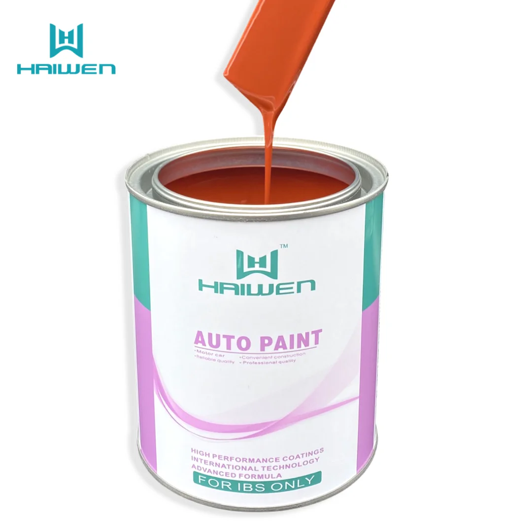Haiwen Car Body Paint Acrylic 1k 2k Soild Color Spray Sustainable Eco