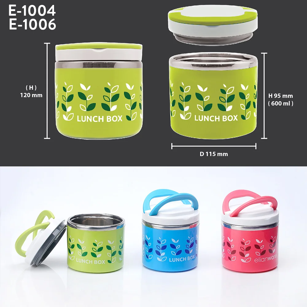 Elianware High Heat Resistance Portable Thermos Insulated S/steel Food