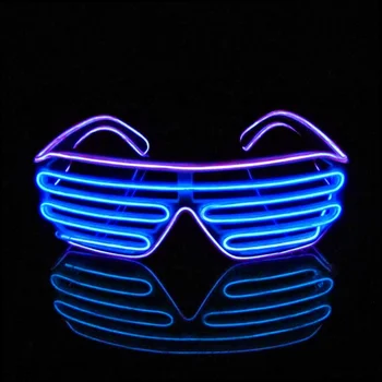 Glow in the Dark Glasses Light Up Glasses Led Shutter Glasses Event Party Supplies