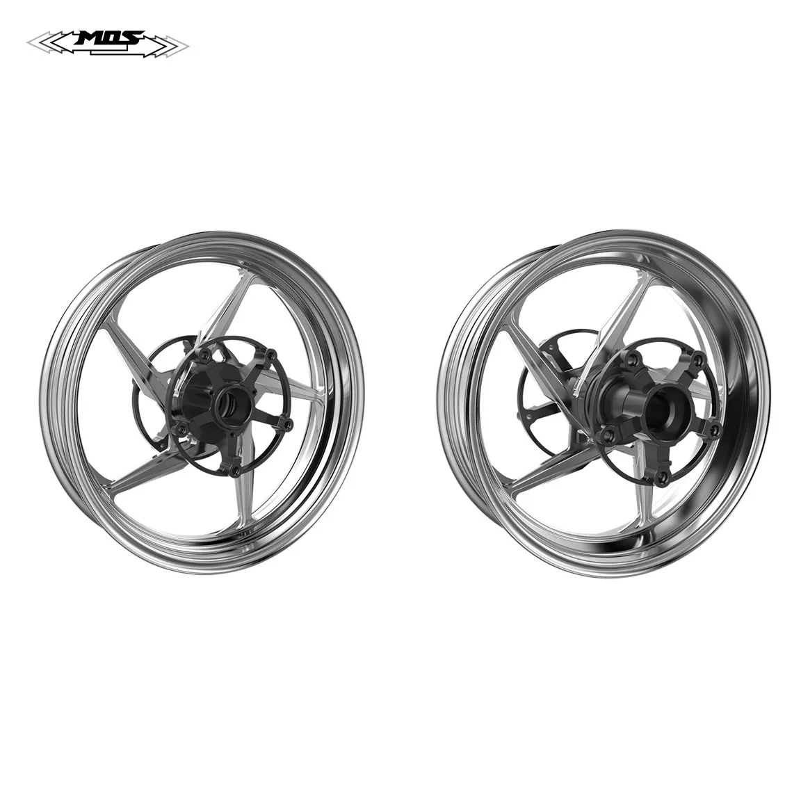 
Новое Кованое колесо MOS из алюминиевого сплава для мотоцикла Yamaha TMAX 530 2017 2018 2019 / TMAX 560 2020 2021 - 5 Дизайн спиц 