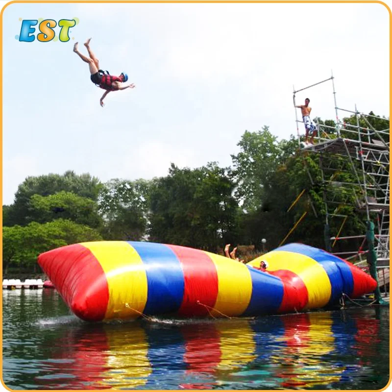 Large Inflatable Water Blob Jumping Pillow - Perfect for Water