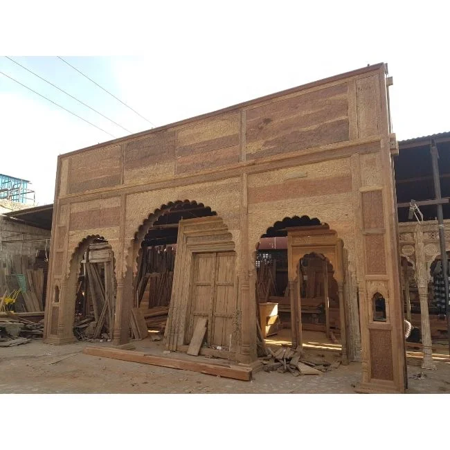 Antique And Vintage Solid Wood Arch Hand Carved For Hallways Garden