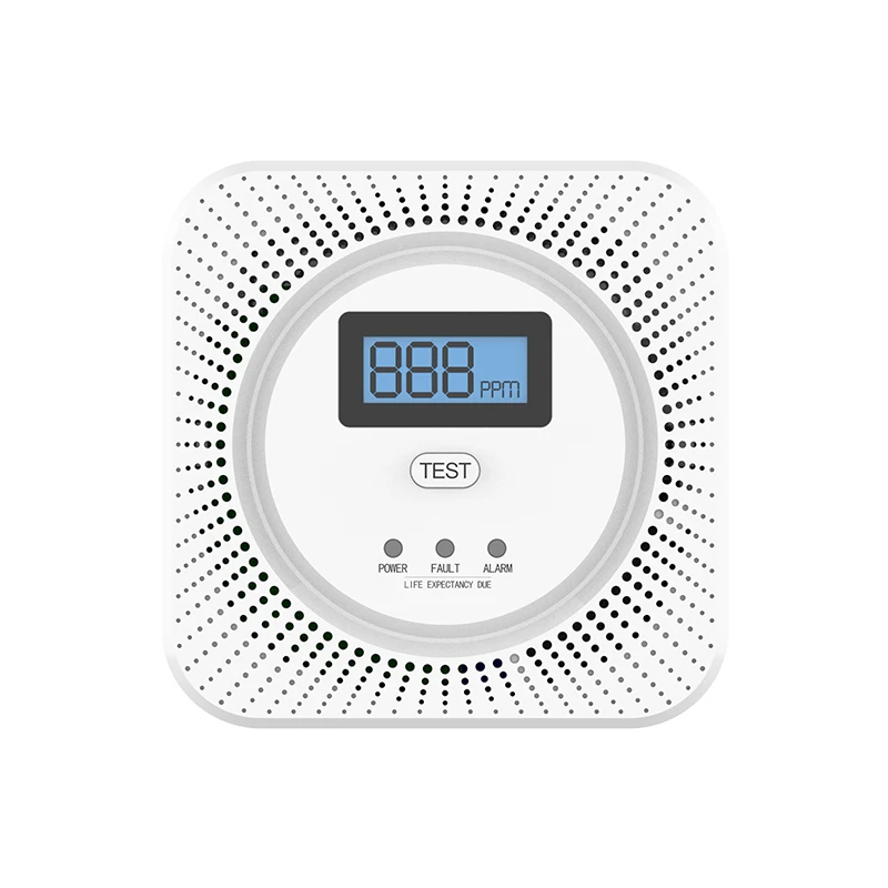 Household co carbon monoxide alarm CO detector with real vice alarm