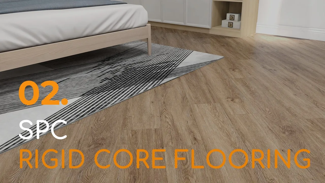 Stone Plastic Core Click Locking Wood Texture Spc Flooring Vietnam