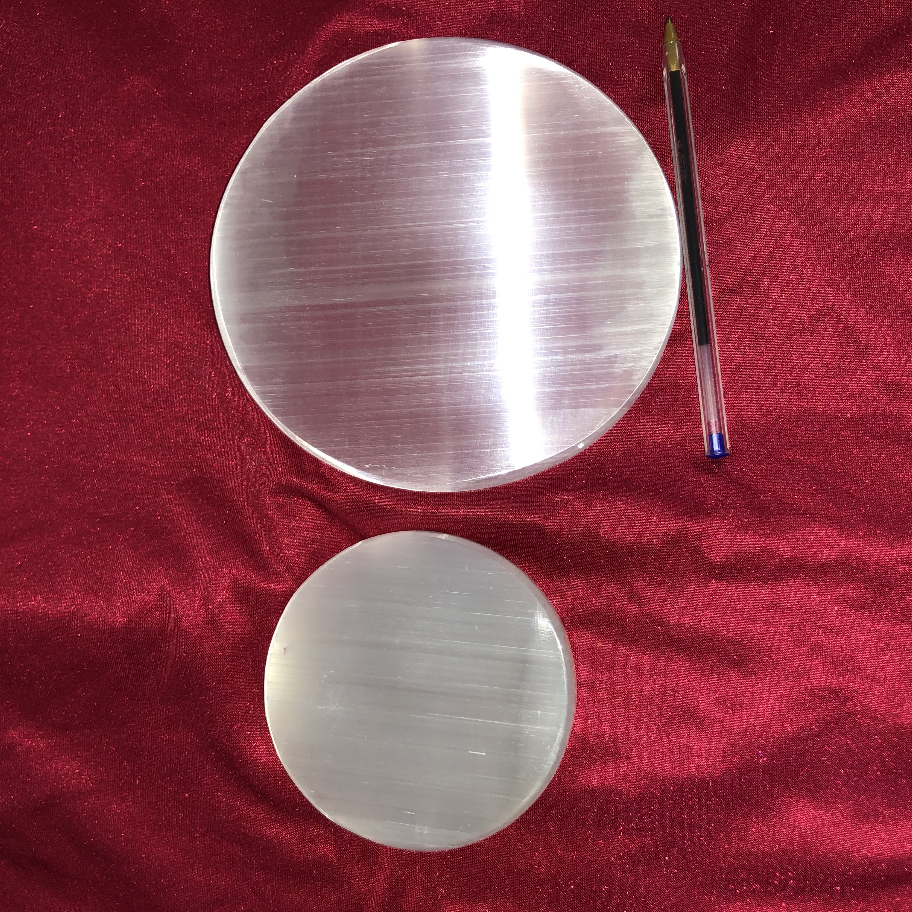 
 Пластина для зарядки selenite, круглая, от 4 до 7 дюймов  