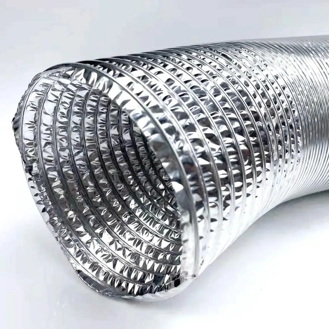 Flexible Aluminum Ducting Hose Air Duct Foil For Hvac Systems Parts ...