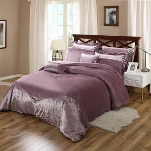 Kosmos New Design Embroidery with Lace Winter Bedding Dutch Velvet Luxury Comforter Set