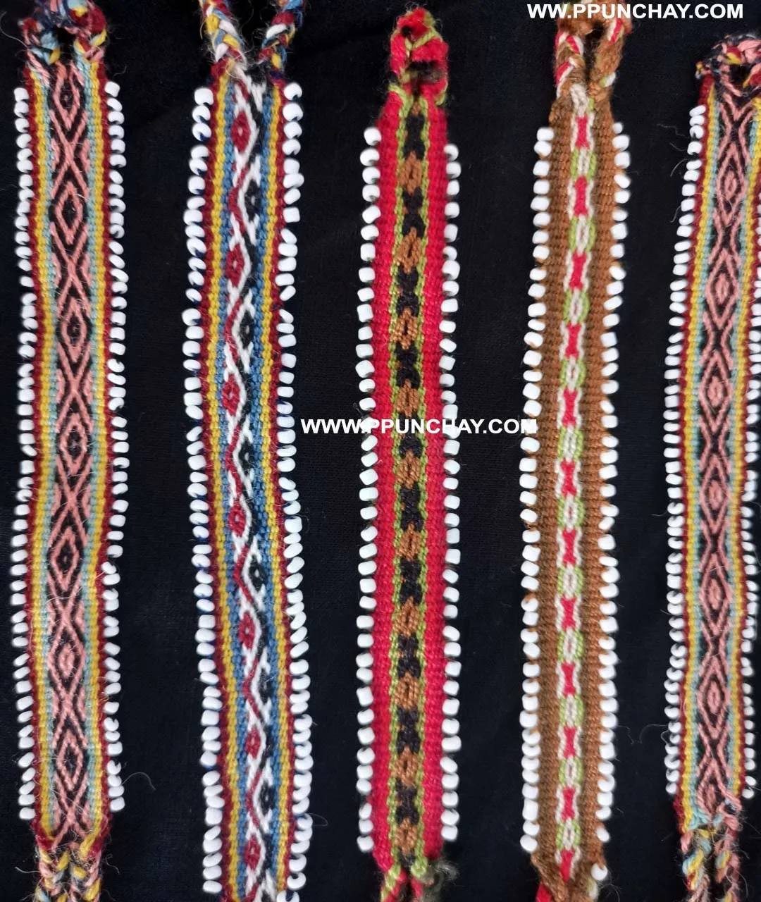 
 Браслет с бисером дружбы, этнический Cusco Ppunchay, Перу, красивые цвета  