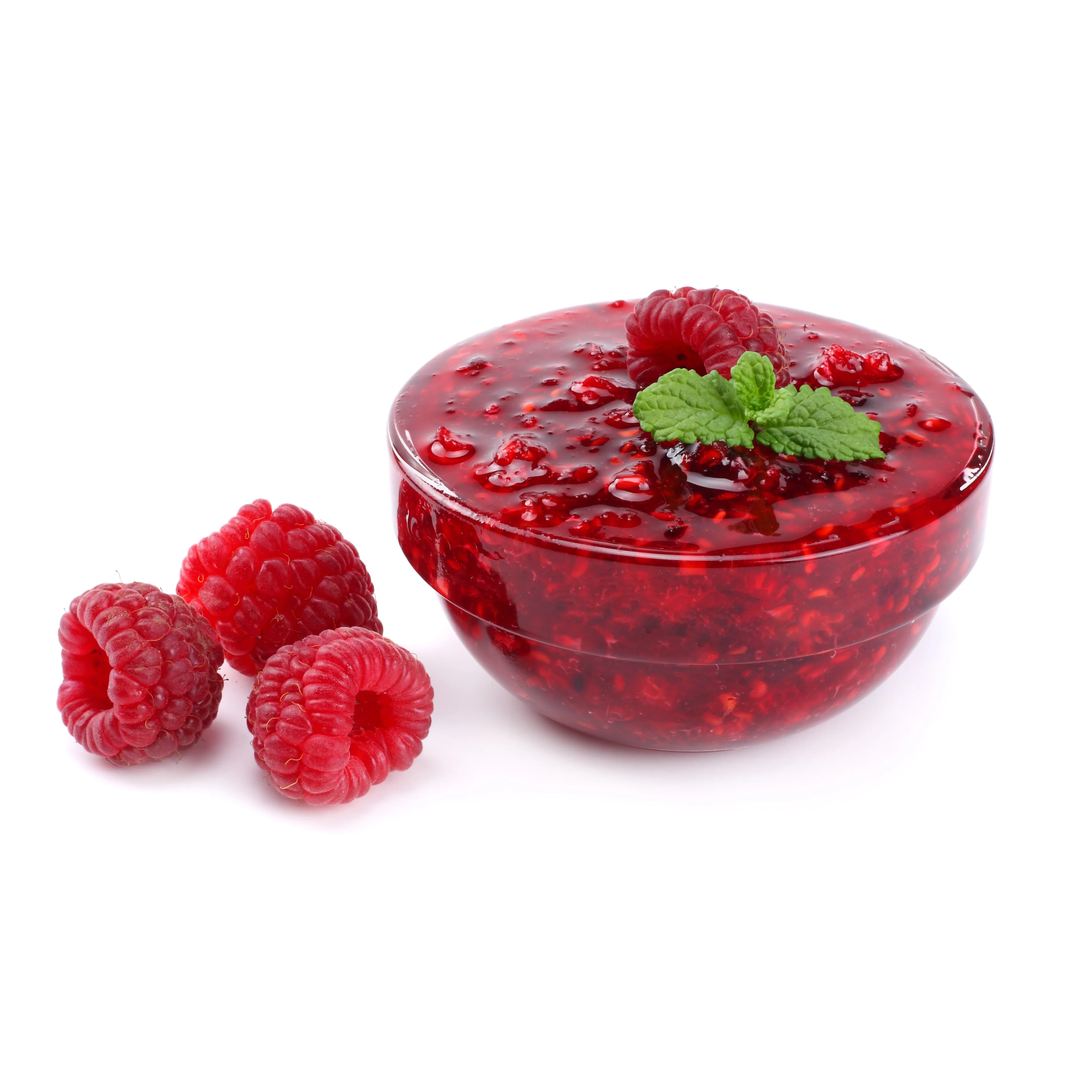 Vietnam Frozen Natural Light Red Raspberry Pure Juice Puree Fruit Shelf Life 1 Year and pH 2.6-3.2 In Box Packaging
