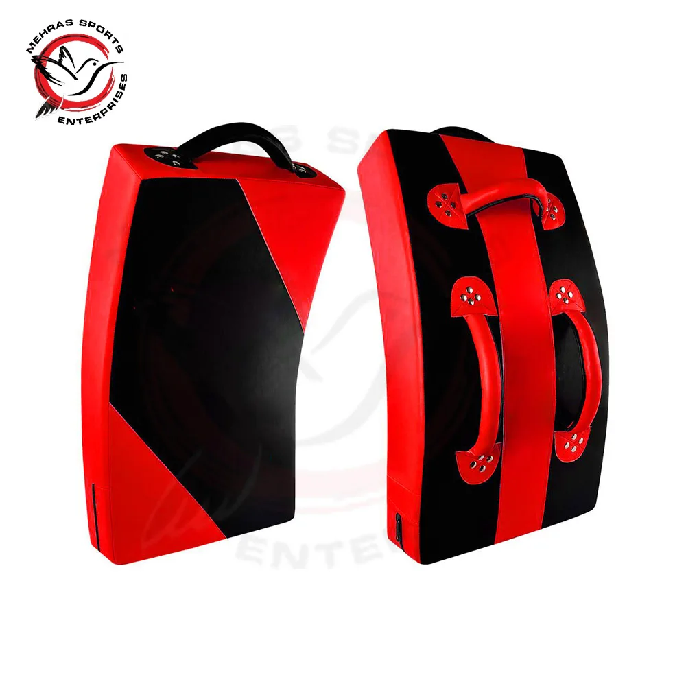 New Thai Pads Kick Shield Arm Punching Focus Karate MMA Boxing Curved Training 