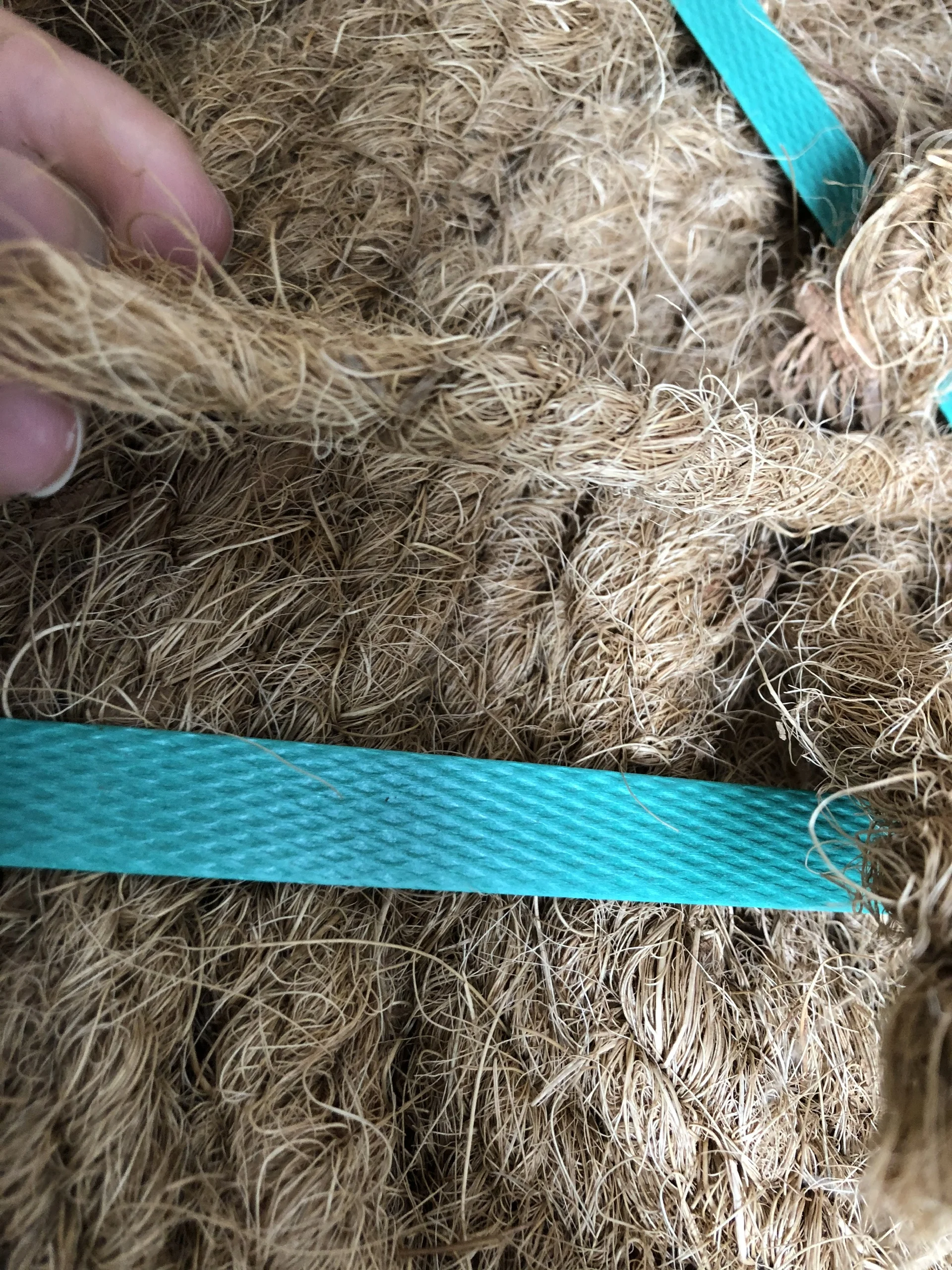 Веревка Coir, скрученная машинкой, много размеров, изготовлена из кокосового волокна из Вьетнама Laura