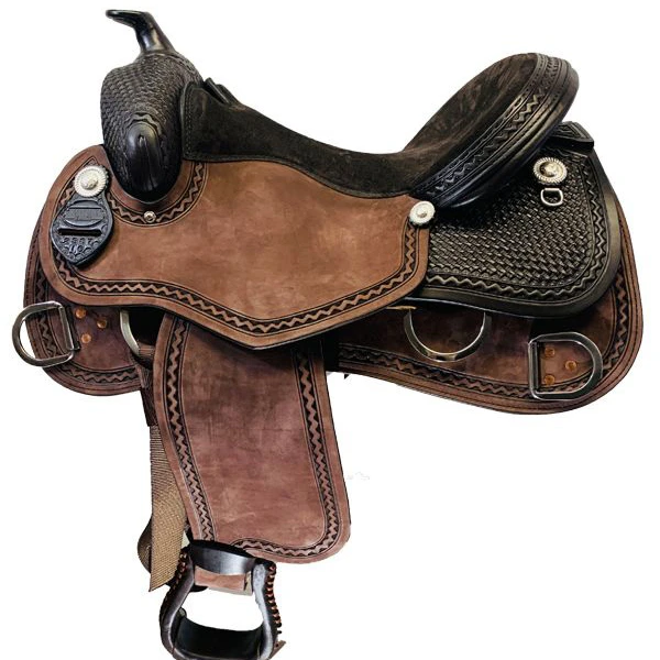 Premium Leather Western Horse Saddle Equestrian With Free Tack Set Size 14 to 18 