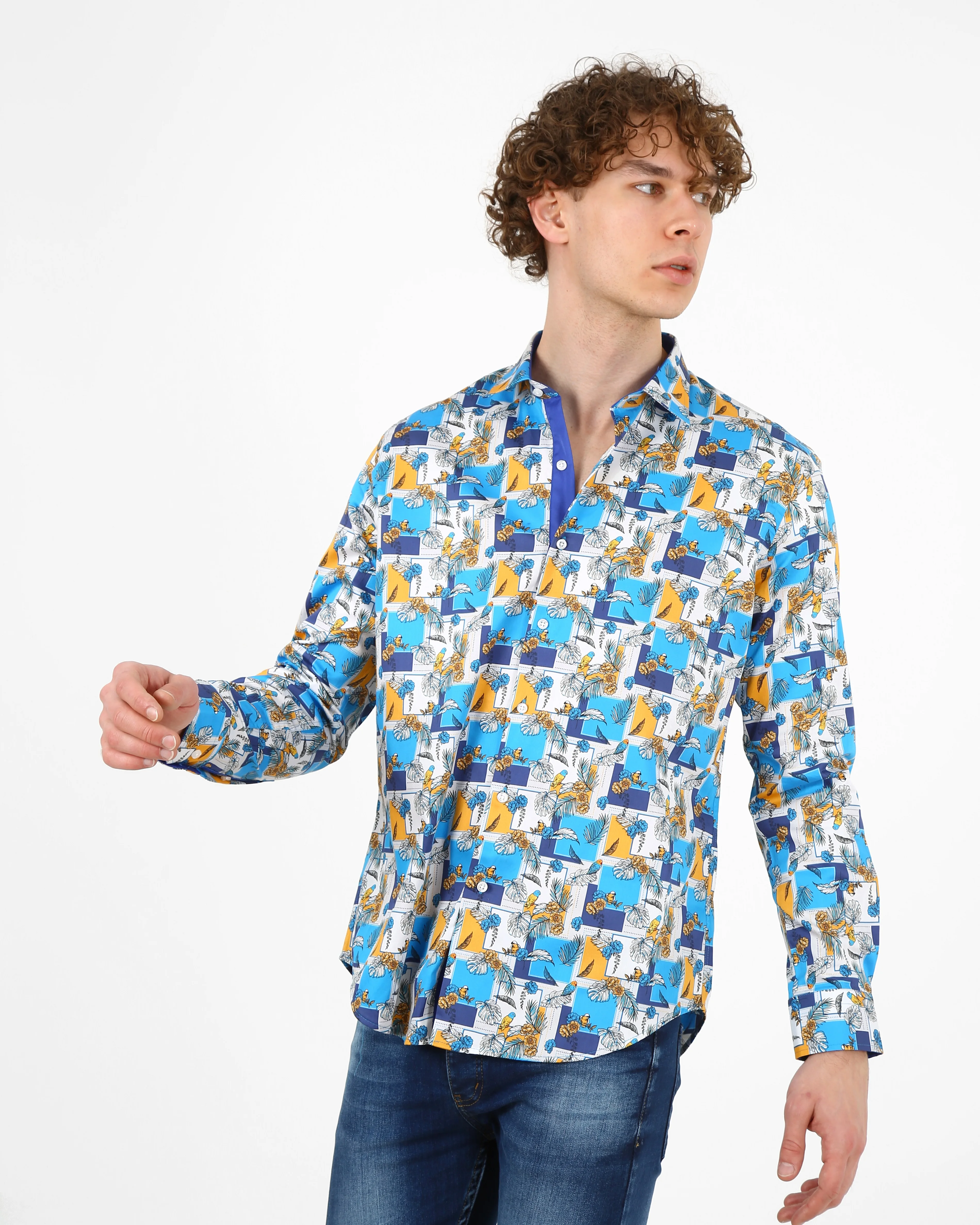Series Shirt %100 Cotton Man Shirts 