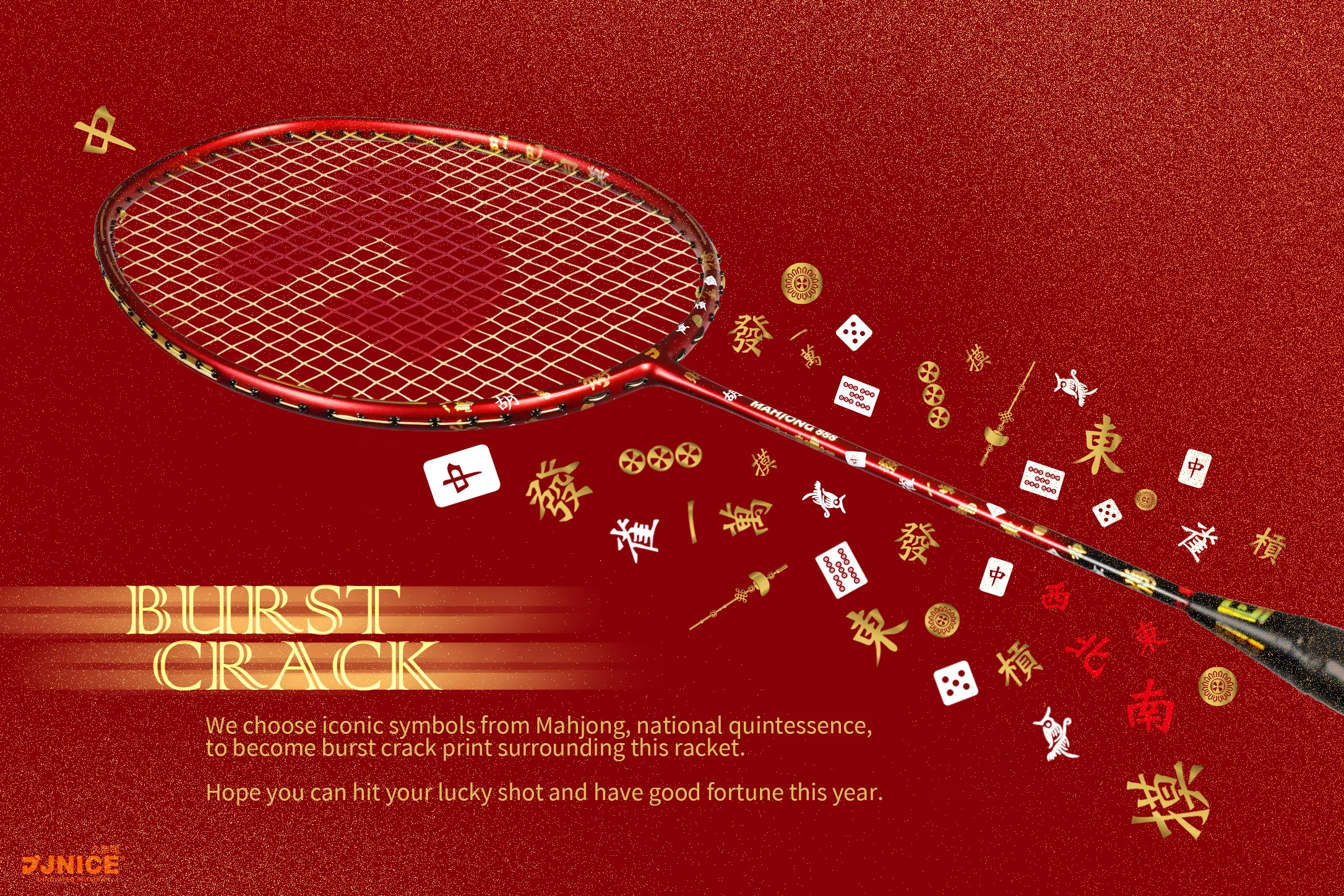 jnice mahjong 888 badminton racket