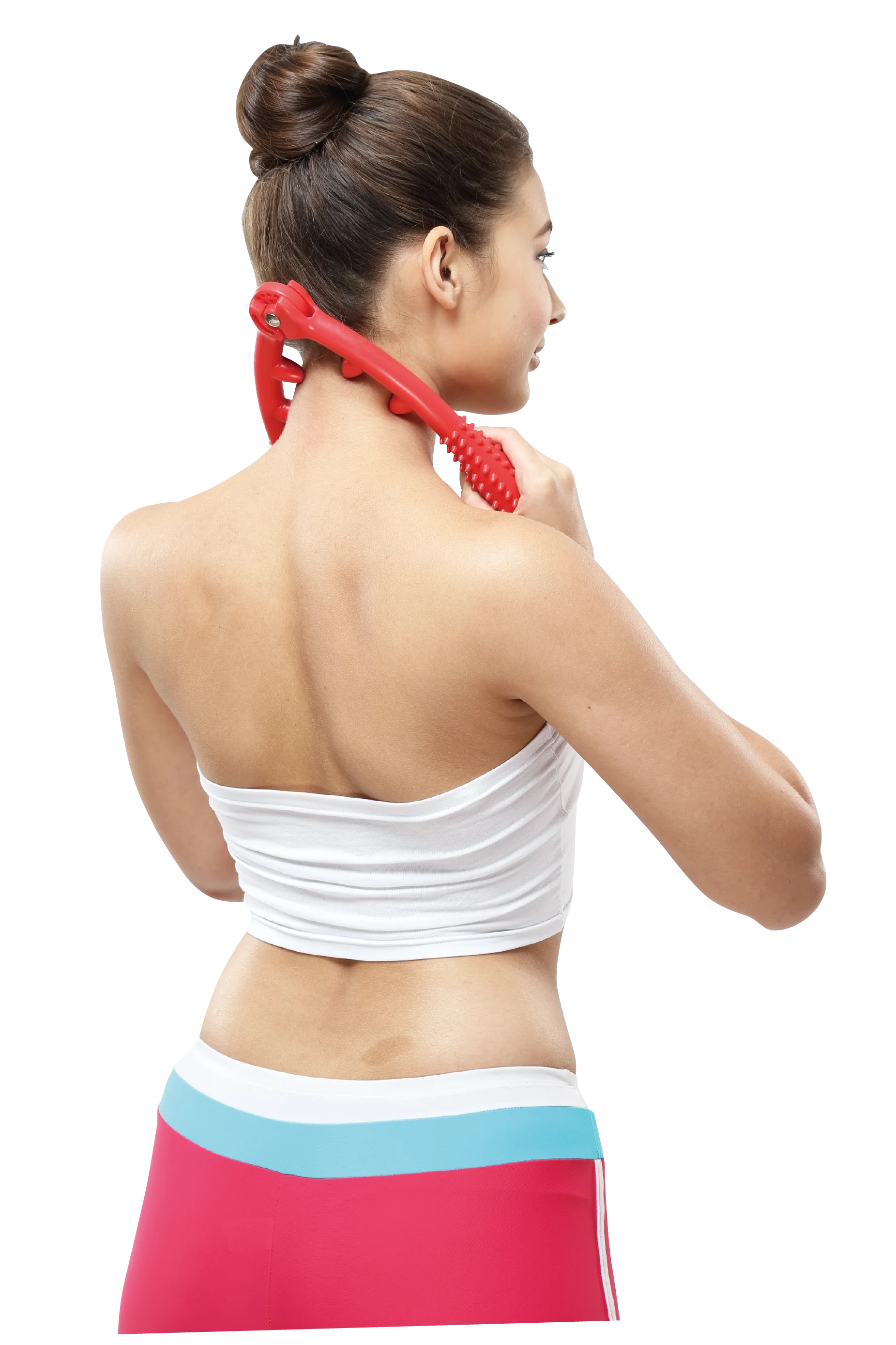 ALLWINWIN DTM08 Deep Tissue Massage Tool - Spiky Handle Neck