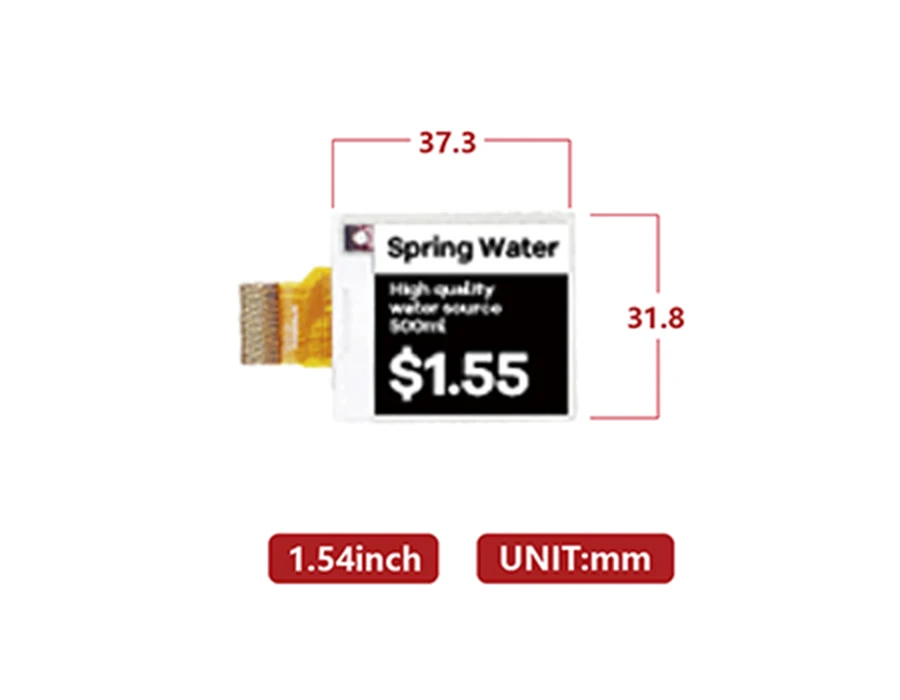 Mini Small Esl E Ink Display E Paper Screen Raspberry Pi Epaper - Buy ...