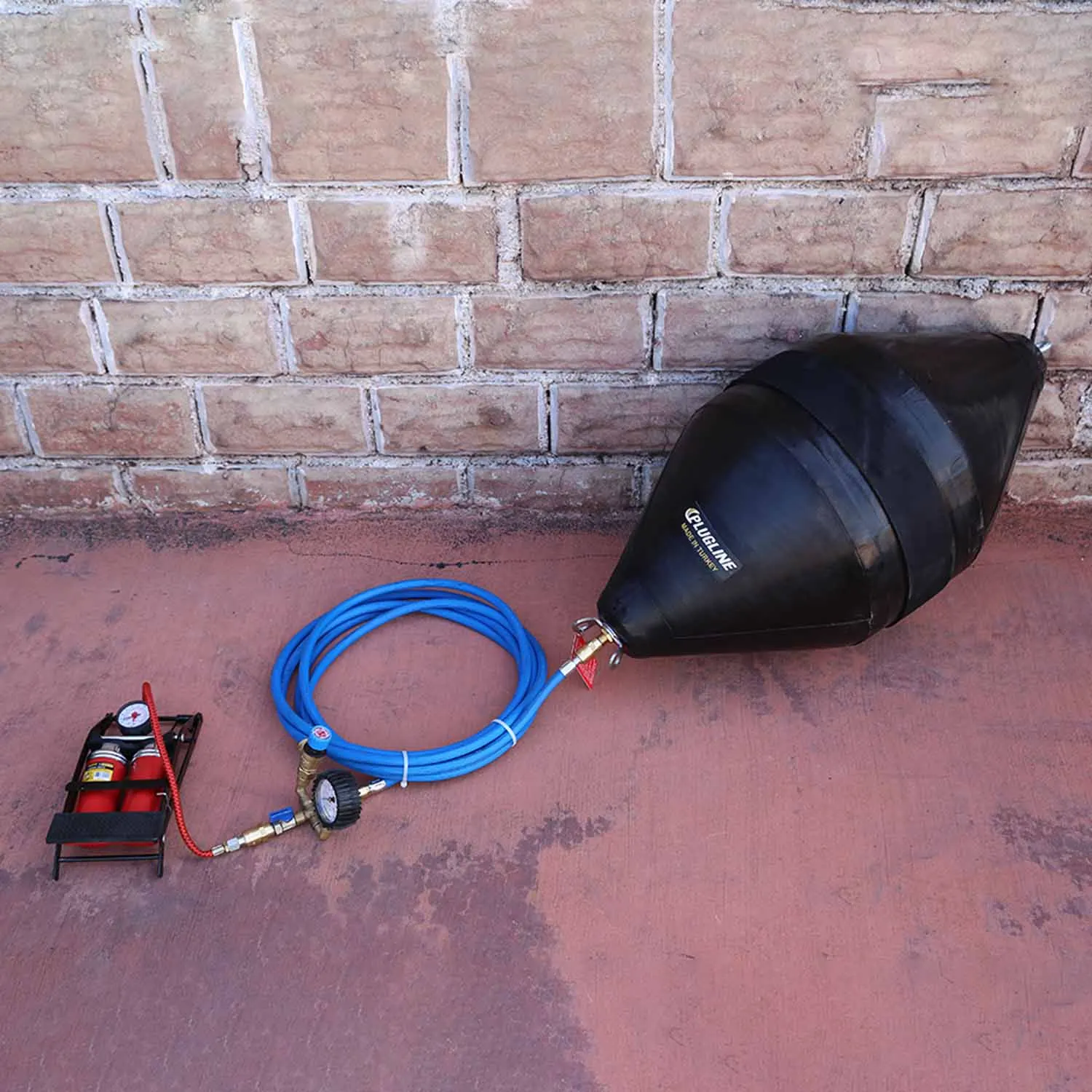 Inflatable Conical Pipe Plug for Cleaning and Testing Water Sewer Pipelines Cone Type Rubber Water Pipe Stoppers