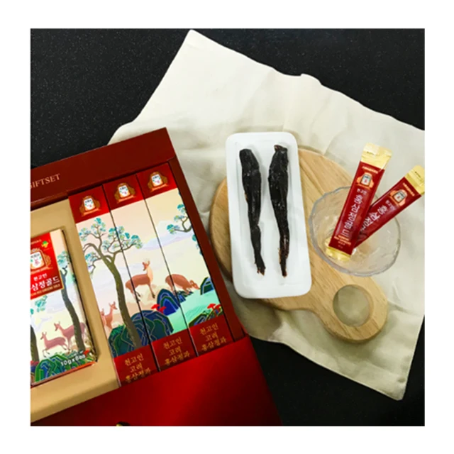 [Cheongoin] роскошный хорошо изготовленный корейский премиум красный женьшень подарочный набор