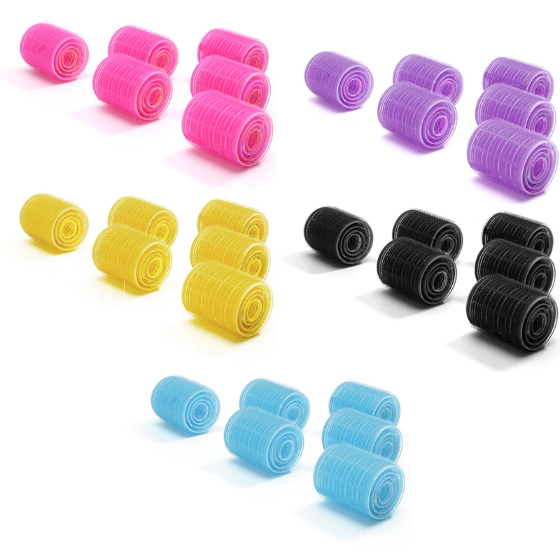 Customize Wholesale Hair Rollers Curls 4 In 1 Large Self Grip Curler
