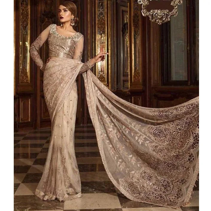 パキスタンとインドのサリードレスデザイナーサリーサリーサリーAJM