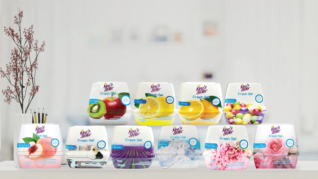 King's Stella Professional Toilet Air Freshener Gel Lavender Scented