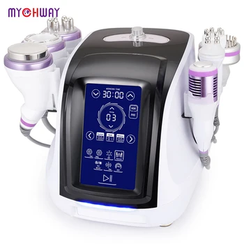 Mychway CE Approved 8 In 1 Ultrasonic Cavitation Radio Frequency Body Slimming Skin Tightening Facial Care Machine
