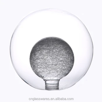 Heat Resistant Glass g9 Glass Lamp Shade with 2cm Fitter Opening Lamp Shade Round Shape Glass g9