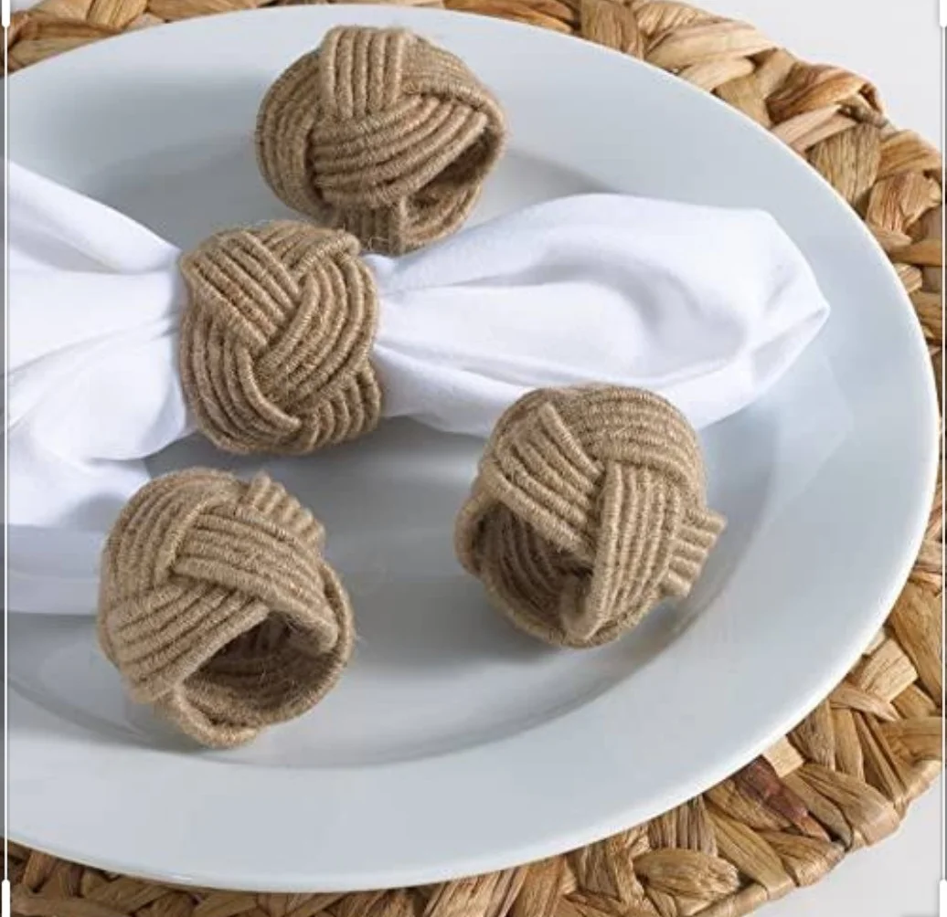 Высококачественное деревянное кольцо для салфеток, декоративное кольцо для салфеток