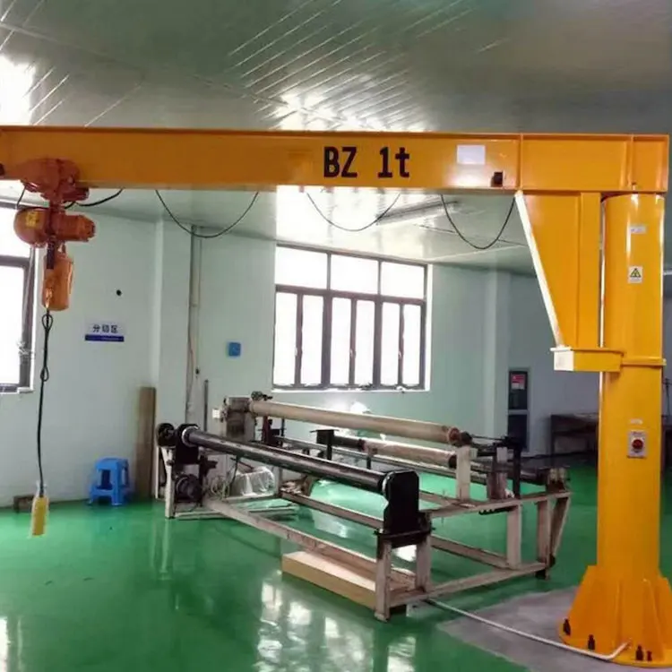 China 1ton Slewing Pillar Fixed Jib Boom Workshop Jib Crane Supplier
