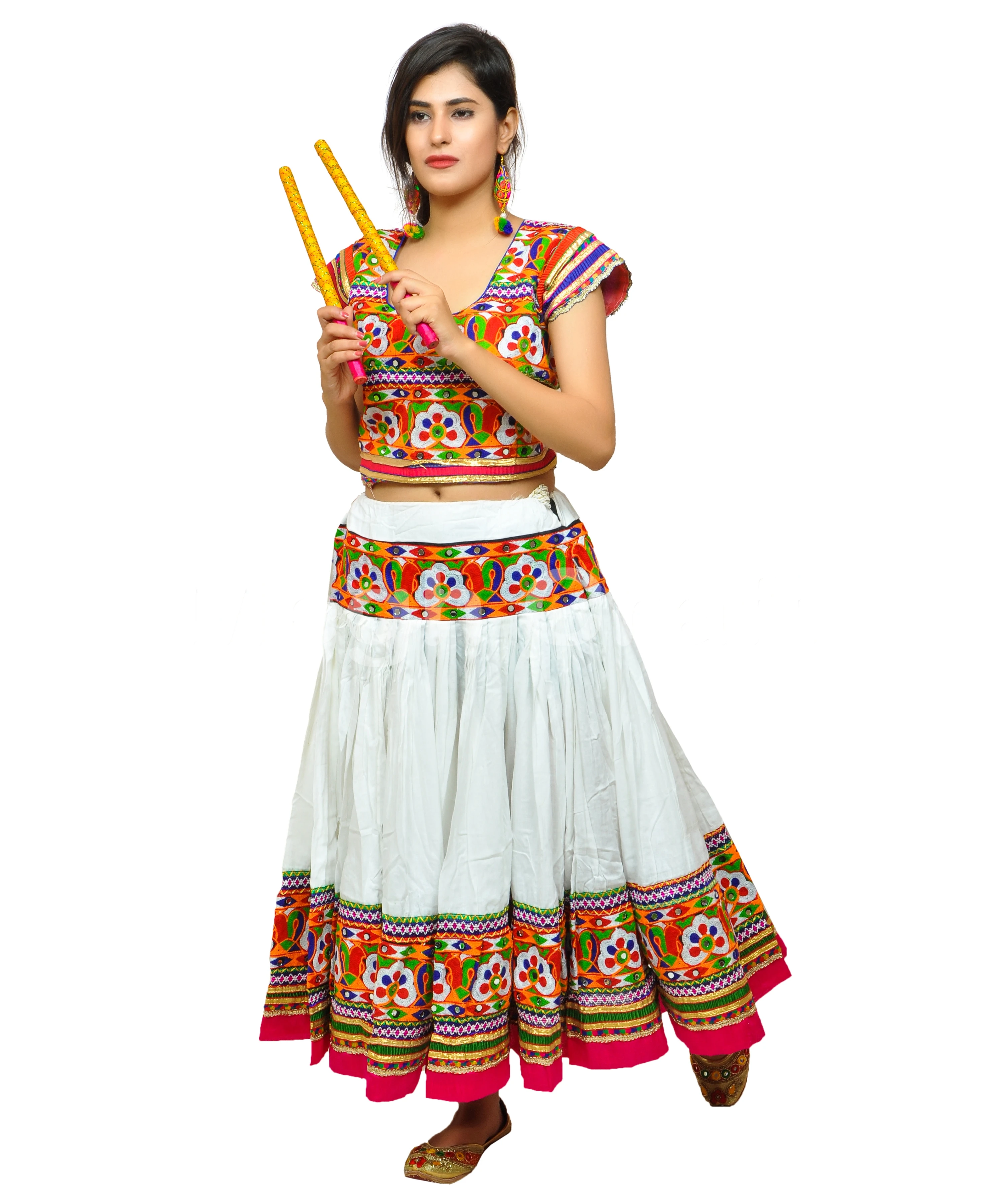 flared skirt for garba