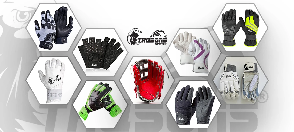 Trqsons Customize Wholesale Long Cuff Cabretta Leather Batting Gloves