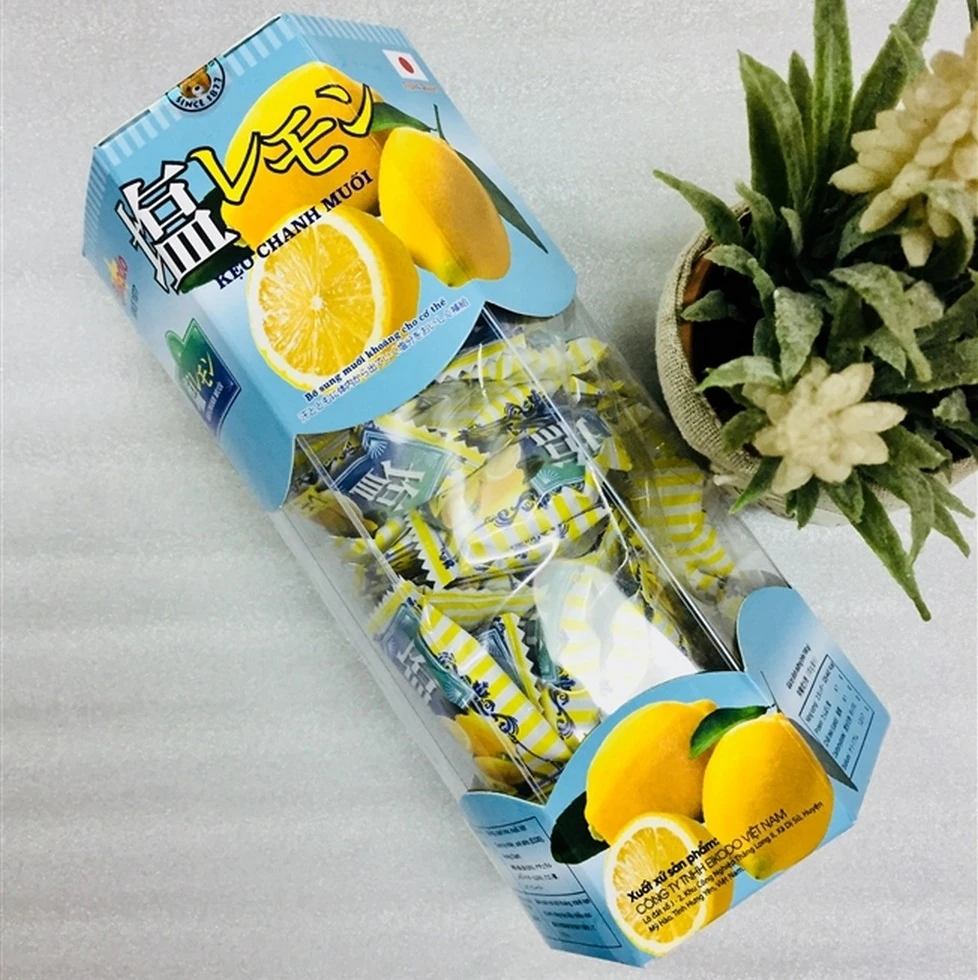 sea salt lemon flavor hard candy japan standard from vietnam