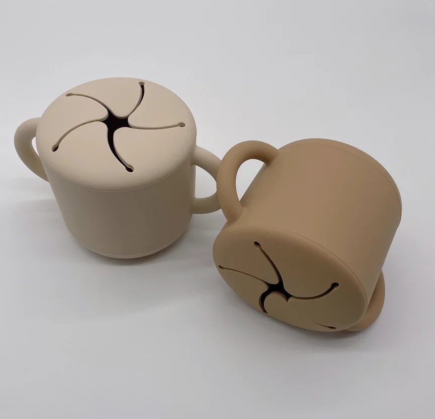 Силиконовая кружка для закусок малышей 100% пищевой силиконовый материал