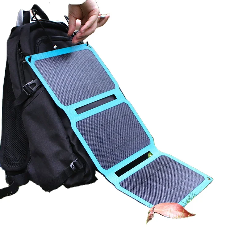 IP67 15 Вт 5 В складная солнечная панель портативное зарядное устройство 19.8% эффективность Солнечная панель для мобильного телефона