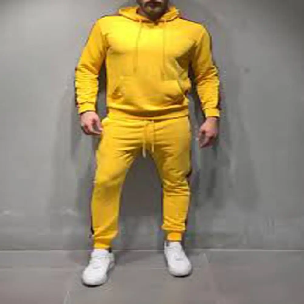 yellow sweatsuit men