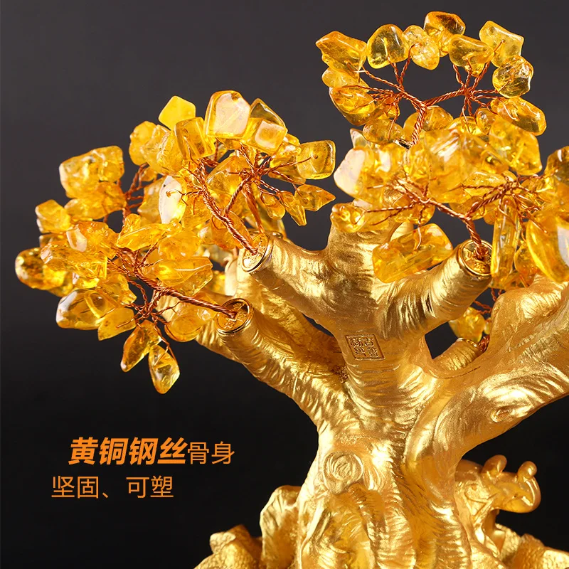 Feng Shui Product Natural Crystal Quartz Fengshui Lucky Tree 108 Fengshui Money Tree