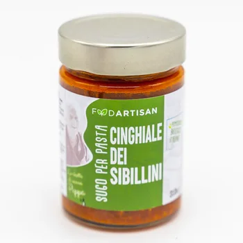 100% food made in italy Boar Sibillini sauce ideal for italian recipes