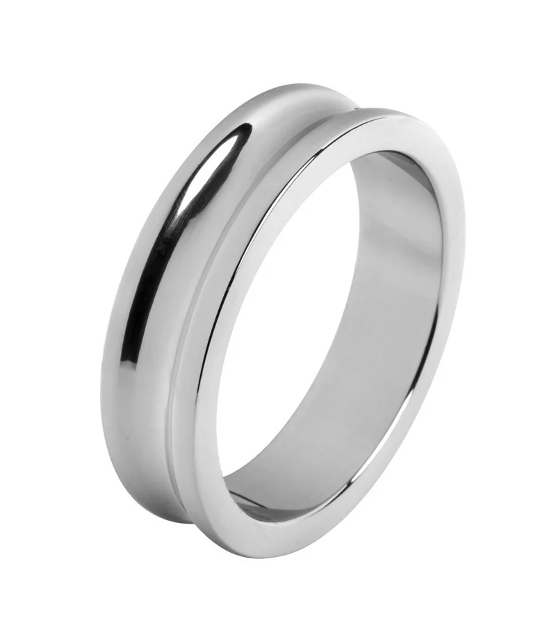 Wholesale IRISCO Brand Stainless Steel Bellowed Cock Ring Time Delay Penis Rings Erotic Gay Male Sex Toys Custom Size Color